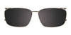 Takumi TK1179 Eyeglasses with Clip-on Sunglasses | Size 54 / Blue & Light Blue & Grey /