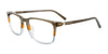 Takumi TK1179 Eyeglasses with Clip-on Sunglasses | Size 54 / Grey & Light Brown & Crystal Blue
