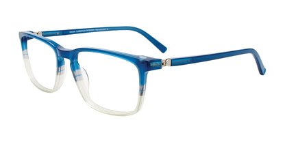 Takumi TK1179 Eyeglasses with Clip-on Sunglasses Blue & Light Blue & Grey /