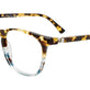 Dark Brn Tort & Blue & Gr & Cr