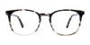 Takumi TK1180 Eyeglasses | Size 48 / Brn Tort & Or & Grey & Cr Str