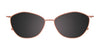 Takumi TK1181 Eyeglasses with Clip-on Sunglasses | Size 52 / Crt Lt Pk Mat Lt Pk/Mat Lt Pk