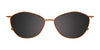Takumi TK1181 Eyeglasses with Clip-on Sunglasses | Size 52 / Crt Lt Pk Mat Lt Pk/Mat Lt Pk