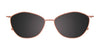 Takumi TK1181 Eyeglasses with Clip-on Sunglasses | Size 52 / Clip Only (Color №030)