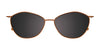 Takumi TK1181 Eyeglasses with Clip-on Sunglasses | Size 52 / Clip Only (Color №060)