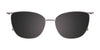 Takumi TK1182 Eyeglasses with Clip-on Sunglasses | Size 51 / Multi Mnt & Brn & Lt Brn/Sat Mnt