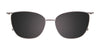 Takumi TK1182 Eyeglasses with Clip-on Sunglasses | Size 51 / Multi Mnt & Brn & Lt Brn/Sat Mnt