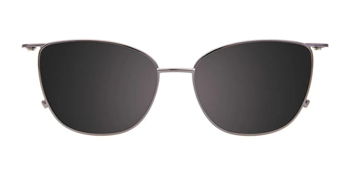 Takumi TK1182 Eyeglasses with Clip-on Sunglasses / Size 51 / Multi Pnk & Yel & Brn/Sat Pnk Gld