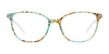 Takumi TK1182 Eyeglasses with Clip-on Sunglasses | Size 51 / Multi Mnt & Brn & Lt Brn/Sat Mnt