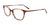 Takumi TK1183 Eyeglasses with Clip-on Sunglasses | Size 50 / Brn Purp Stripes / Satin Brn
