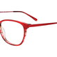 Red Brown Stripes/Satin Red