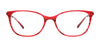 Takumi TK1183 Eyeglasses with Clip-on Sunglasses | Size 50 / Red Brown Stripes/Satin Red