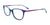 Takumi TK1183 Eyeglasses with Clip-on Sunglasses | Size 50 / Blue Purple Strip / Sat Purp