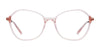 Takumi TK1184 Eyeglasses with Clip-on Sunglasses | Size 53 / Crystal Beige