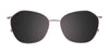 Takumi TK1184 Eyeglasses with Clip-on Sunglasses | Size 53 / Clip Only (Color №010)