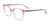 Takumi TK1185 Eyeglasses with Clip-on Sunglasses | Size 49 / Marbled Pink & Crystal Lilac