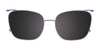 Takumi TK1185 Eyeglasses with Clip-on Sunglasses | Size 49 / Marbled Brown & Crystal Brown
