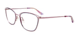 Takumi TK1186 Eyeglasses with Clip-on Sunglasses Light Lilac & Blue