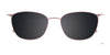 Takumi TK1186 Eyeglasses with Clip-on Sunglasses | Size 53 / Clip Only (Color №080)