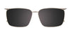 Takumi TK1187 Eyeglasses with Clip-on Sunglasses | Size 55 / Blu Tor & Blu/Blu Tr & Blu