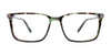 Takumi TK1187 Eyeglasses with Clip-on Sunglasses | Size 55 / Blu Tor & Blu/Blu Tr & Blu