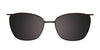 Takumi TK1188 Eyeglasses with Clip-on Sunglasses | Size 52 / Satin Brown & Satin Teal