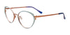 Takumi TK1189 Eyeglasses with Clip-on Sunglasses | Size 52 / Satin Teal & Satin Copper