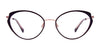 Takumi TK1189 Eyeglasses with Clip-on Sunglasses | Size 52 / Satin Black & Satin Pink Gold