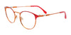Takumi TK1190 Eyeglasses with Clip-on Sunglasses | Size 49 / Red & Copper
