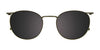 Takumi TK1190 Eyeglasses with Clip-on Sunglasses | Size 49 / Blue & Pink Gold