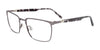 Takumi TK1191 Eyeglasses with Clip-on Sunglasses | Size 51 / Steel