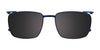 Takumi TK1191 Eyeglasses with Clip-on Sunglasses | Size 51 / Clip Only (Color №050)