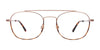 Takumi TK1192 Eyeglasses with Clip-on Sunglasses | Size 52 / Blue & Blue Demi
