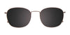 Takumi TK1192 Eyeglasses with Clip-on Sunglasses | Size 52 / Blue & Blue Demi