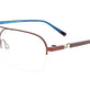 Satin Brown/Blue