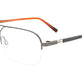 Satin Grey/Orange
