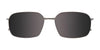 Takumi TK1194 Eyeglasses with Clip-on Sunglasses | Size 56 / Satin Black/Red