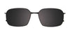 Takumi TK1194 Eyeglasses with Clip-on Sunglasses | Size 56 / Satin Black/Red