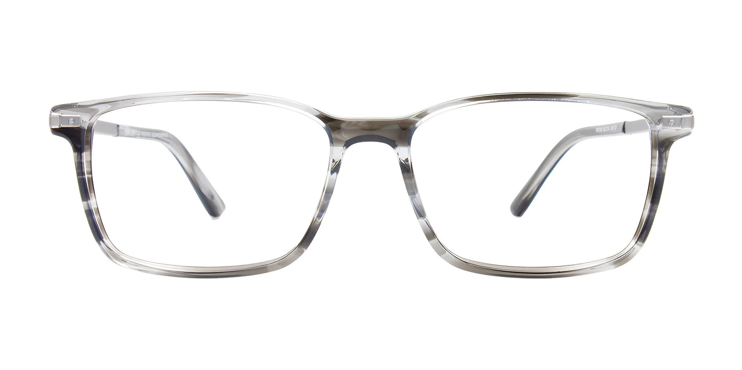 Takumi TK1195 Eyeglasses with Clip-on Sunglasses | Size 52