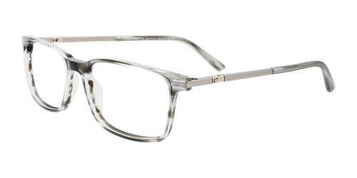 Takumi TK1195 Eyeglasses with Clip-on Sunglasses / Size 52 / Grey Sl & Steel/Steel & Grey
