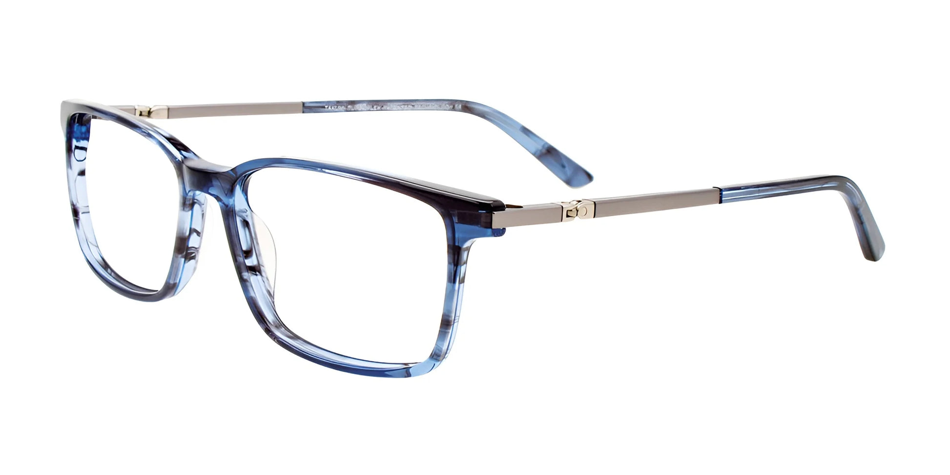 Takumi TK1195 Eyeglasses Marb Blue & Steel