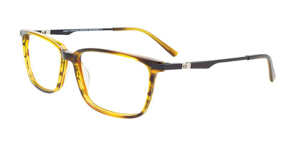 Takumi TK1196 Eyeglasses Striped Brown / Satin Black