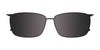 Takumi TK1196 Eyeglasses with Clip-on Sunglasses | Size 59 / Striped Black/Satin Blue
