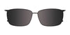 Takumi TK1196 Eyeglasses with Clip-on Sunglasses | Size 59 / Striped Black/Satin Blue