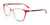 Takumi TK1197 Eyeglasses with Clip-on Sunglasses | Size 54 / Gradient Beige & Teal & Strawberry/Red