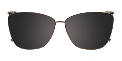 Takumi TK1197 Eyeglasses with Clip-on Sunglasses / Size 54 / Gradient Beige & Teal & Strawberry/Red
