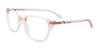 Takumi TK1198 Eyeglasses with Clip-on Sunglasses | Size 51 / Cryl Lt Pink/Cryl Lt Pink