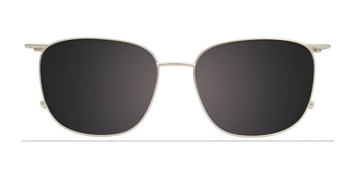 Takumi TK1198 Eyeglasses with Clip-on Sunglasses / Size 51 / Cryl Grey/Crystal Grey Shade