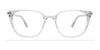 Takumi TK1198 Eyeglasses with Clip-on Sunglasses | Size 51 / Cryl Grey/Crystal Grey Shade