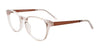Takumi TK1199 Eyeglasses with Clip-on Sunglasses | Size 49 / Crystal Beige/Copper Satin